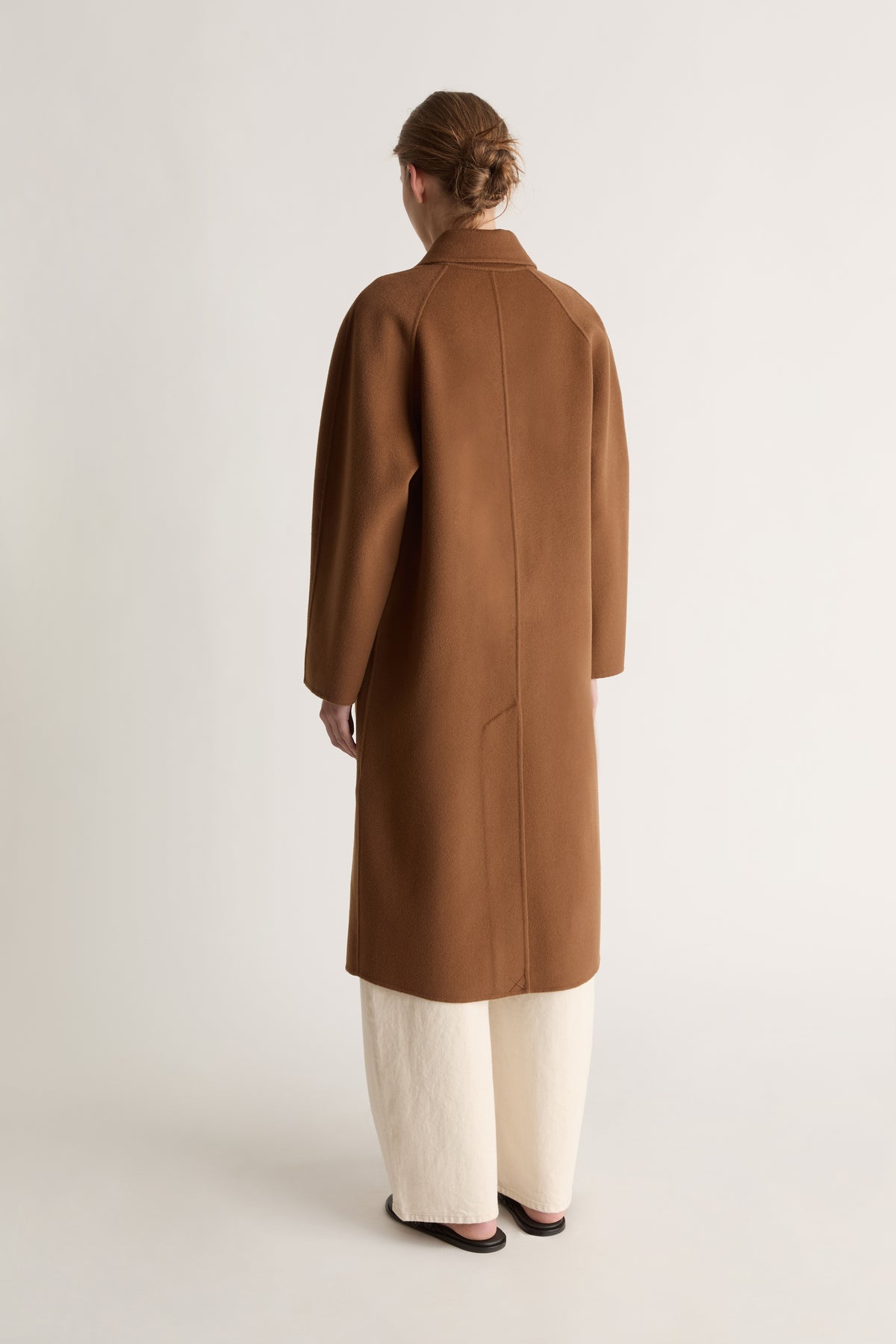 Florentine Drop Collar Cashmere Coat