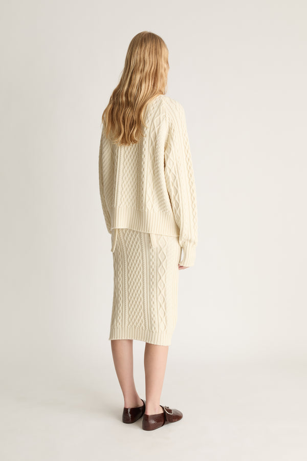Guiness Cable Knit Cardigan