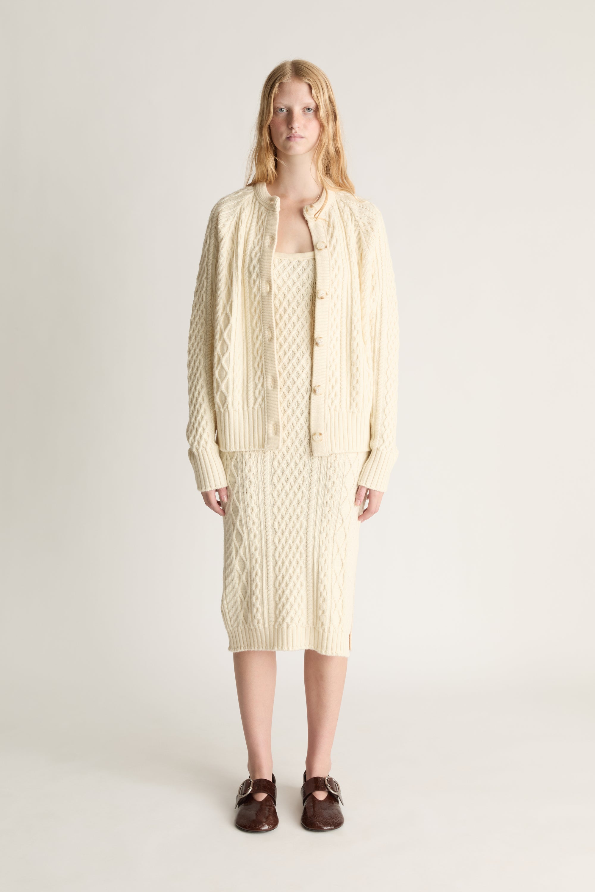 Guiness Cable Knit Cardigan