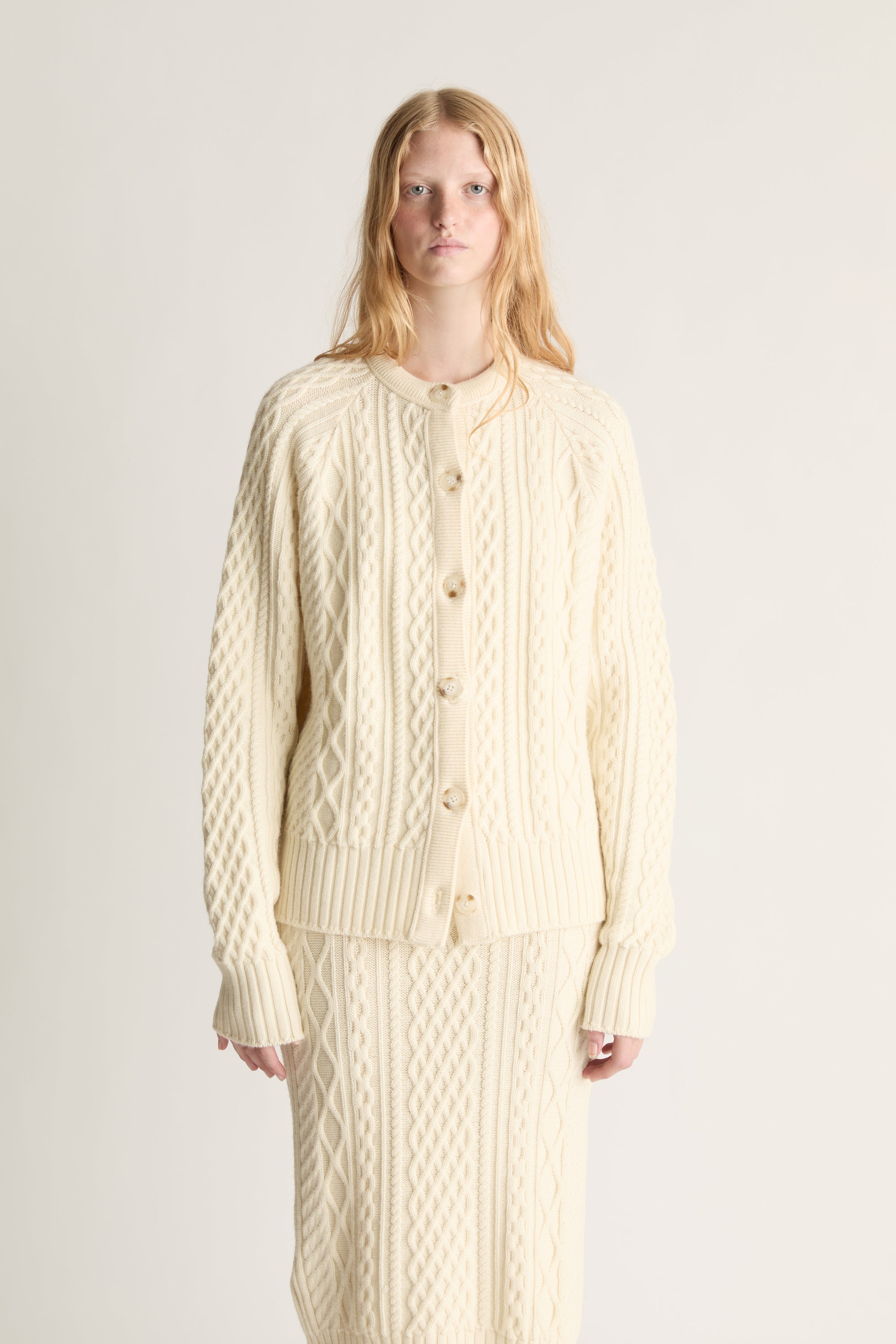 Guiness Cable Knit Cardigan