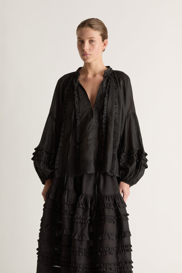 Helene Gathered Blouse