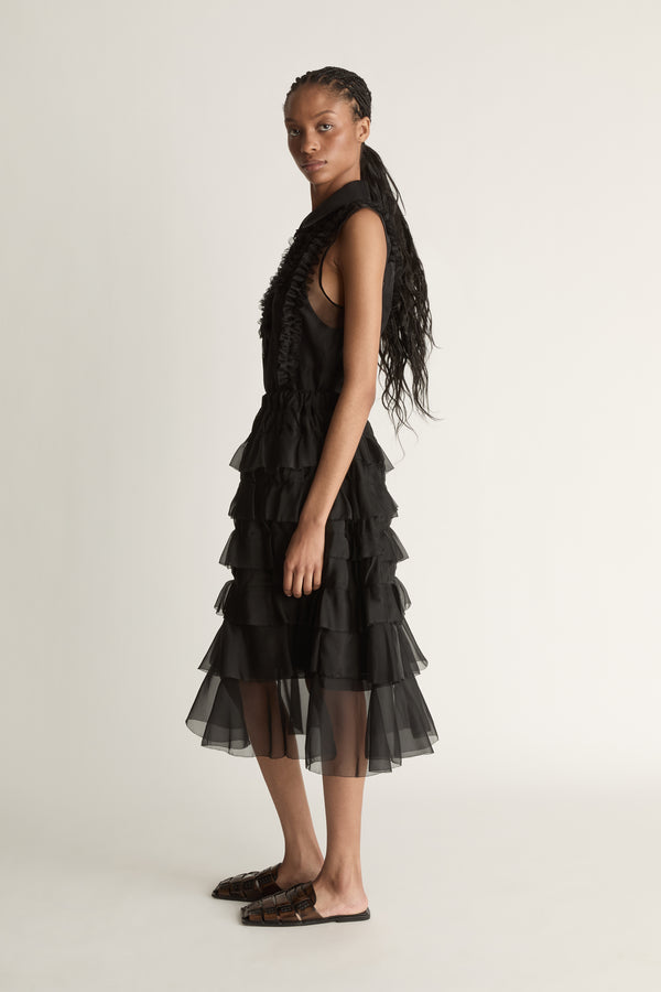Innes Organza Ruffle Skirt