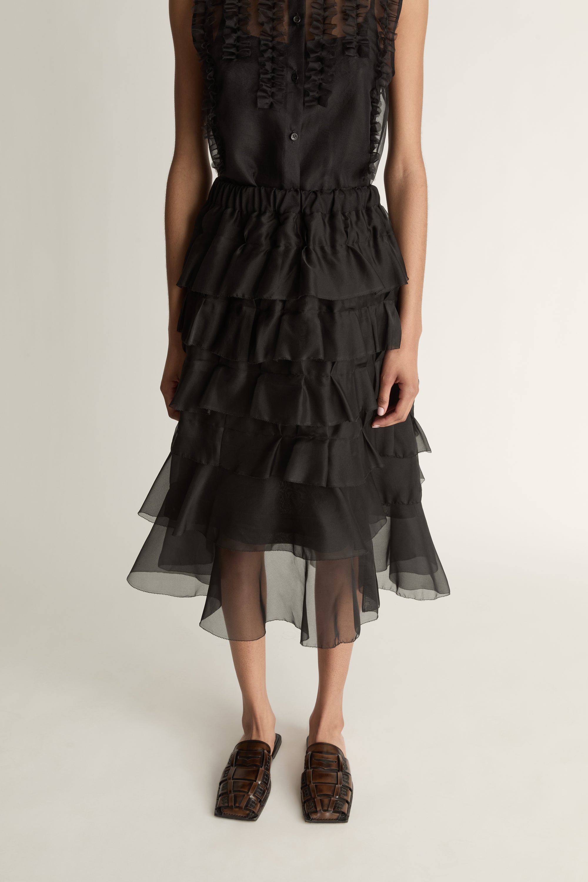 Innes Organza Ruffle Skirt