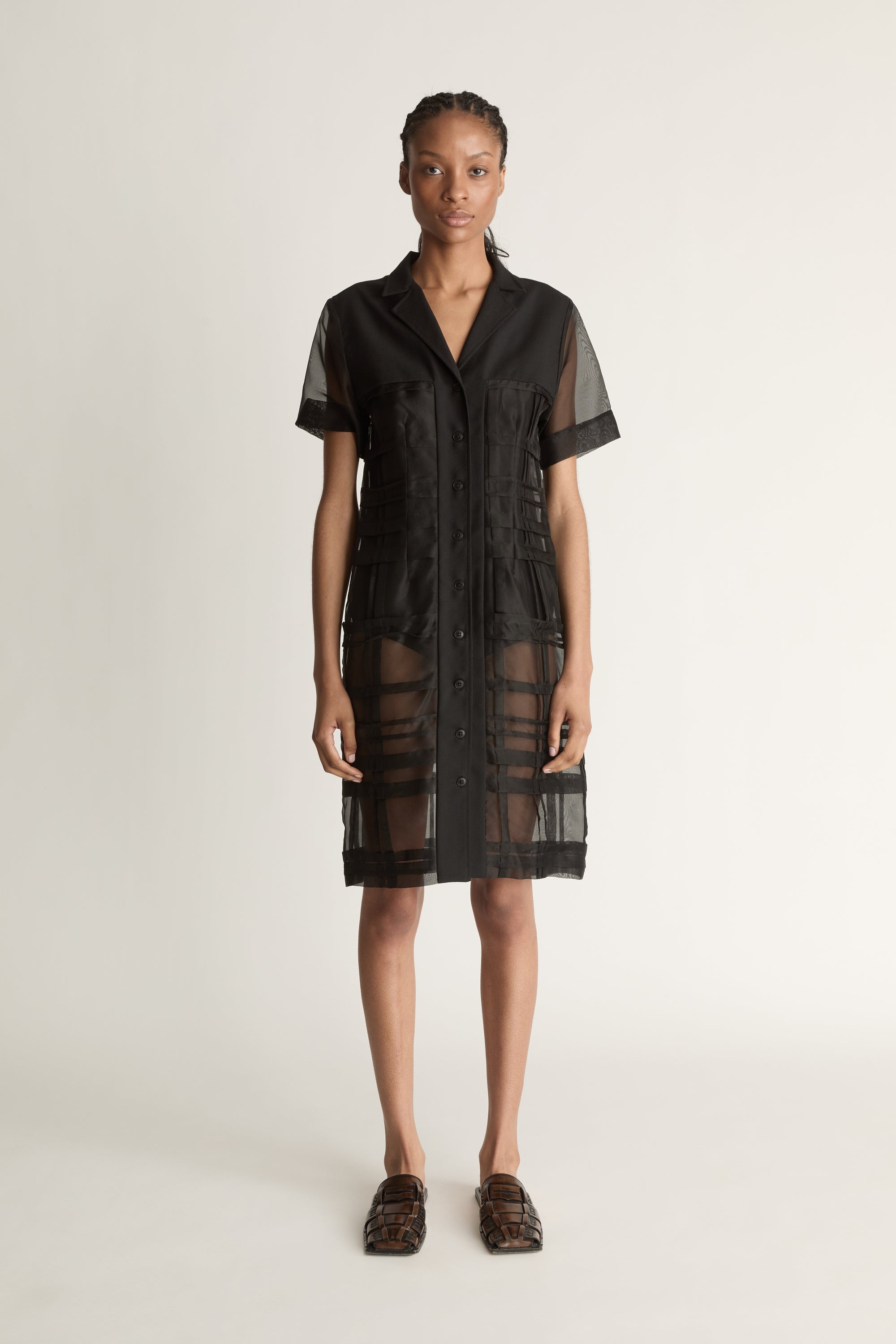 Innes Organza Shirt Dress