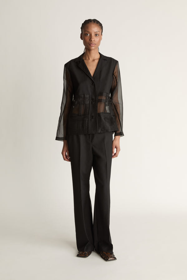 Innes Organza Spliced Shirt