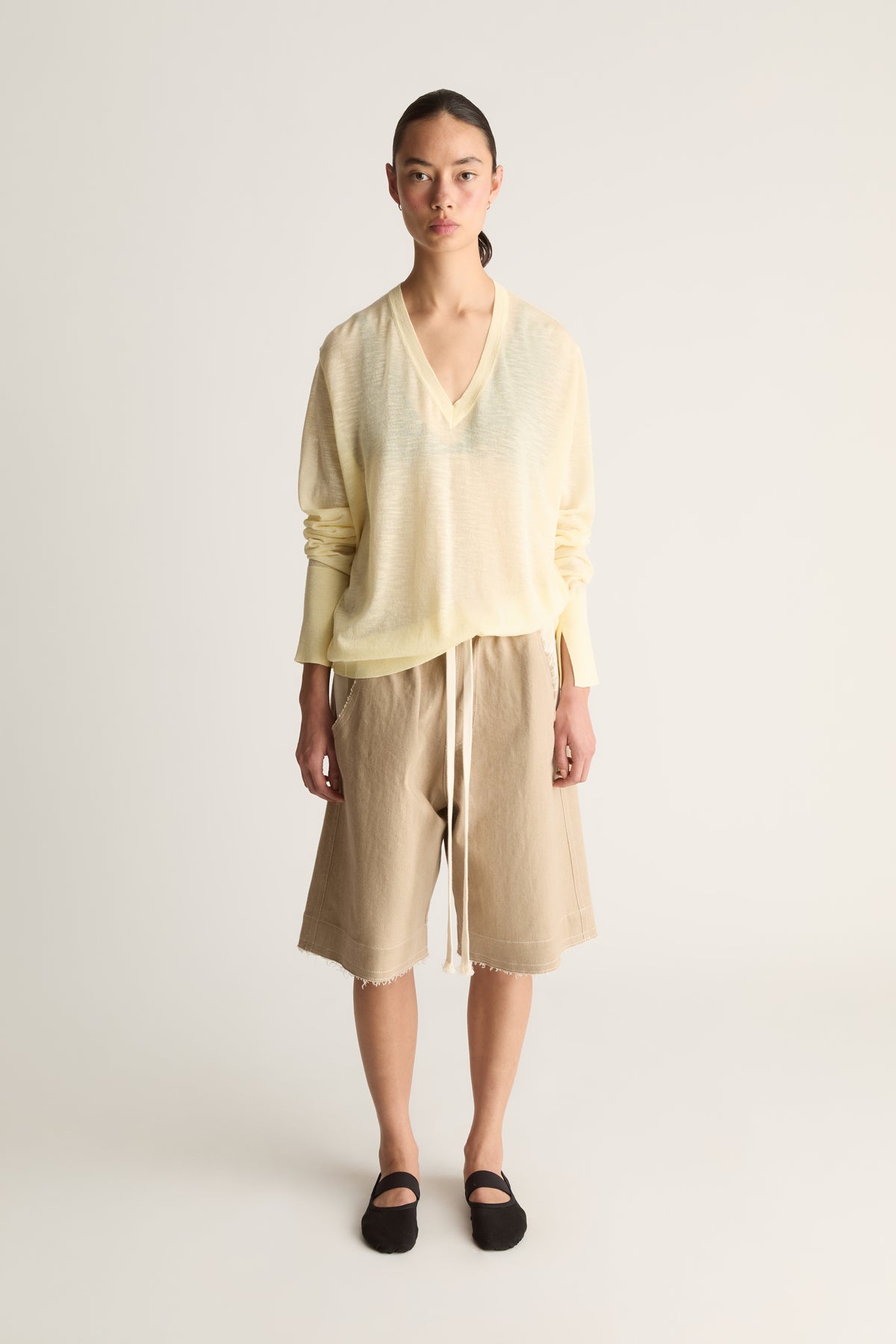 Aino Knit V Neck Sweater