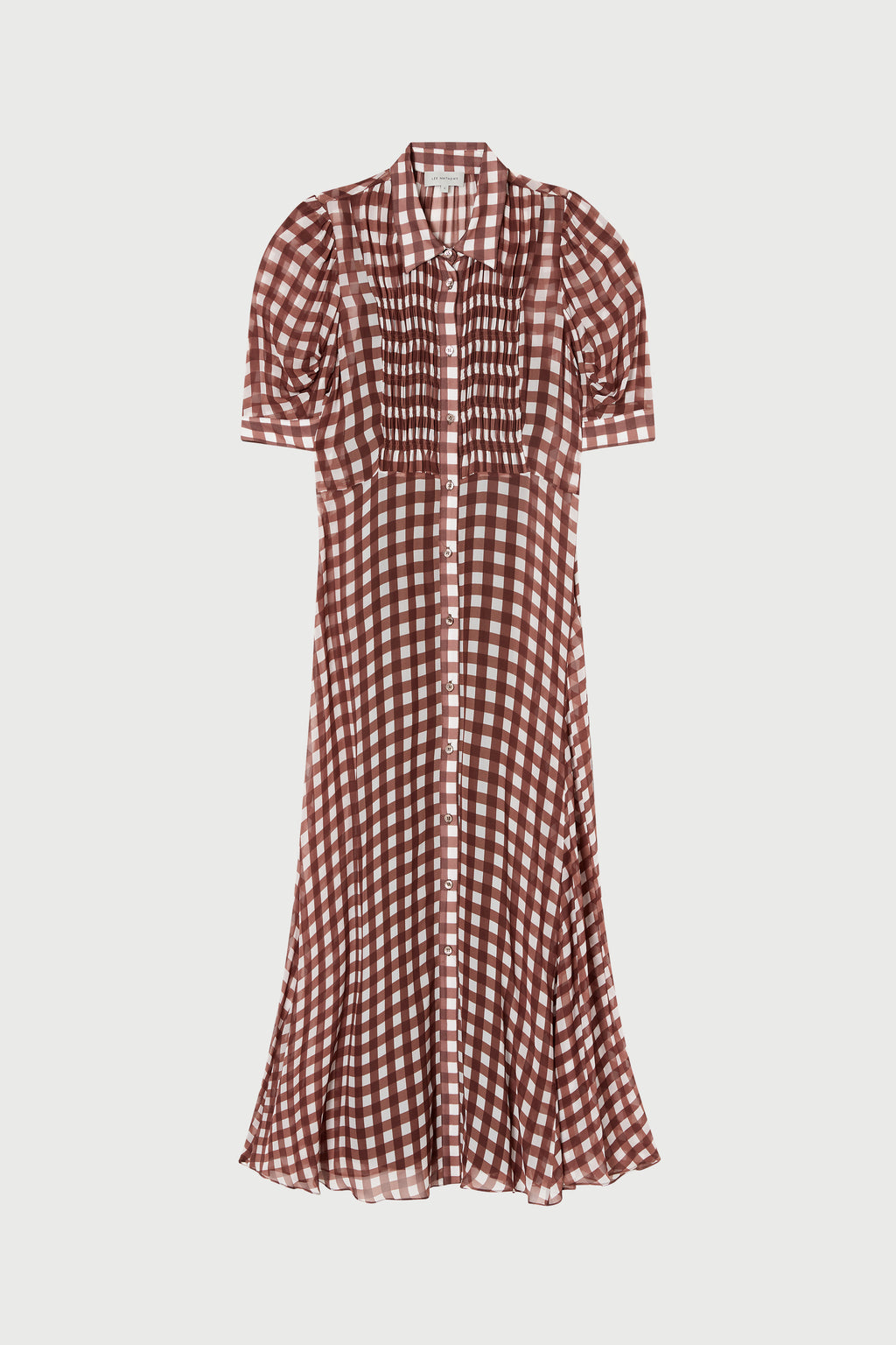 Lee mathews clearance gingham dress