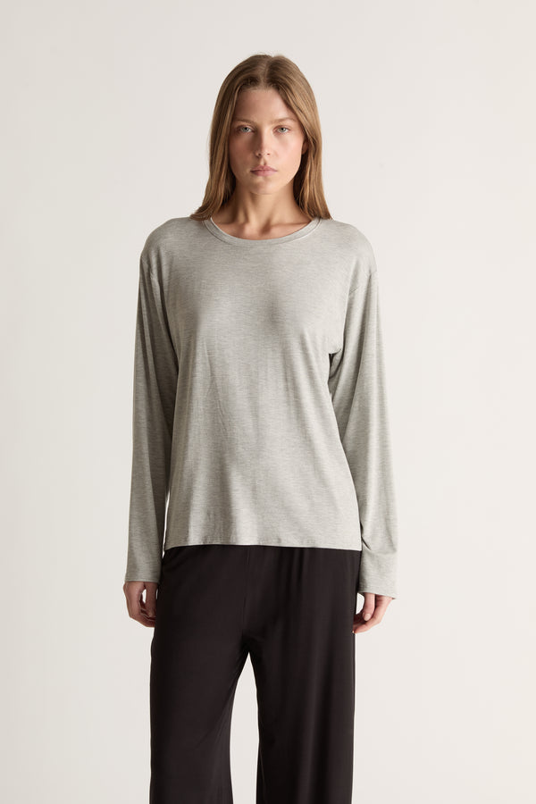 Relaxed Long Sleeve in Dove