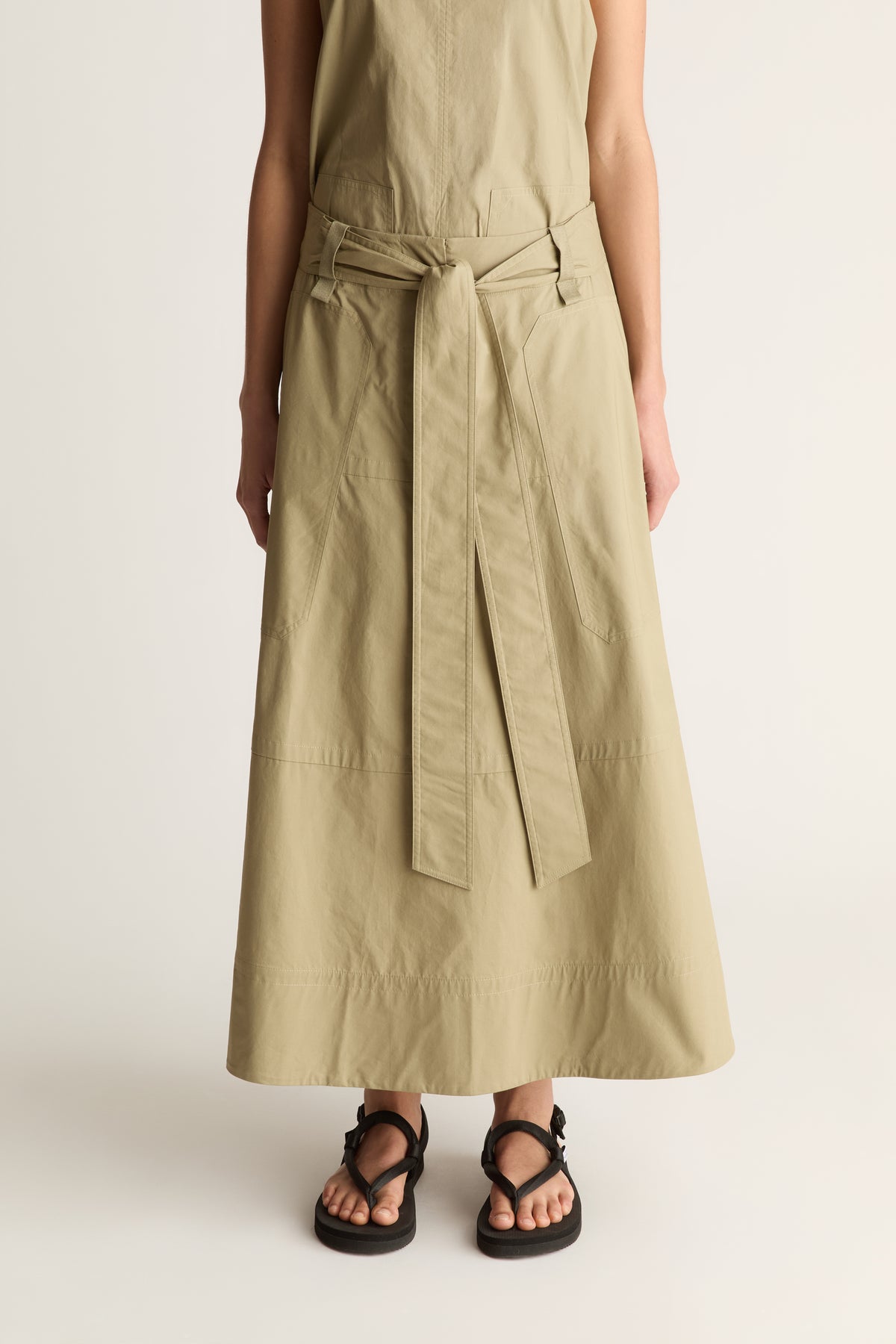 LM Poplin Flare Skirt