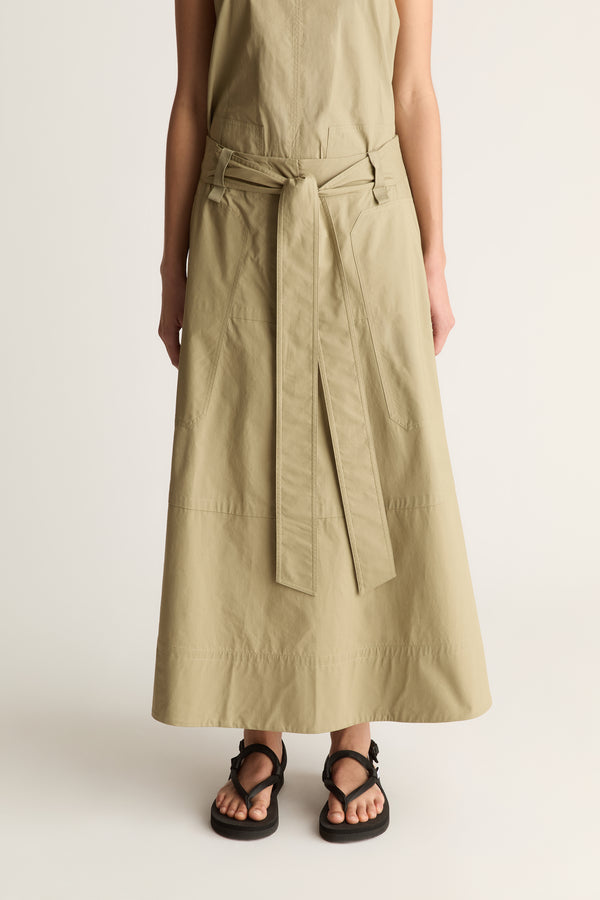 LM Poplin Flare Skirt