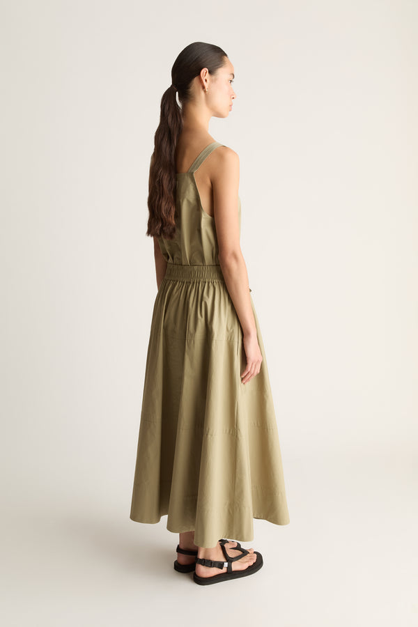 LM Poplin Flare Skirt