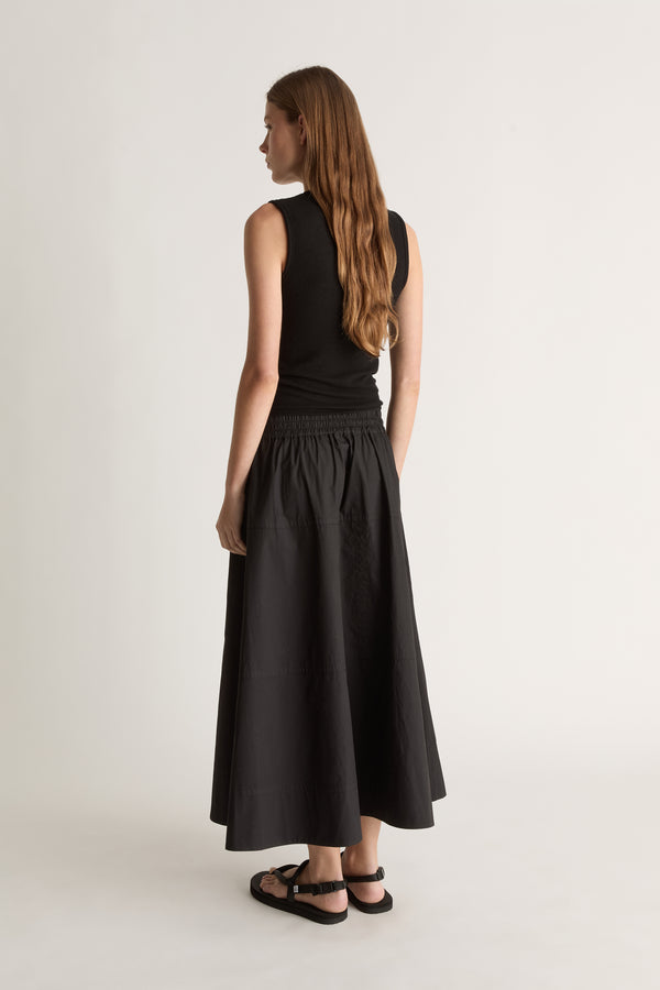 LM Poplin Flare Skirt