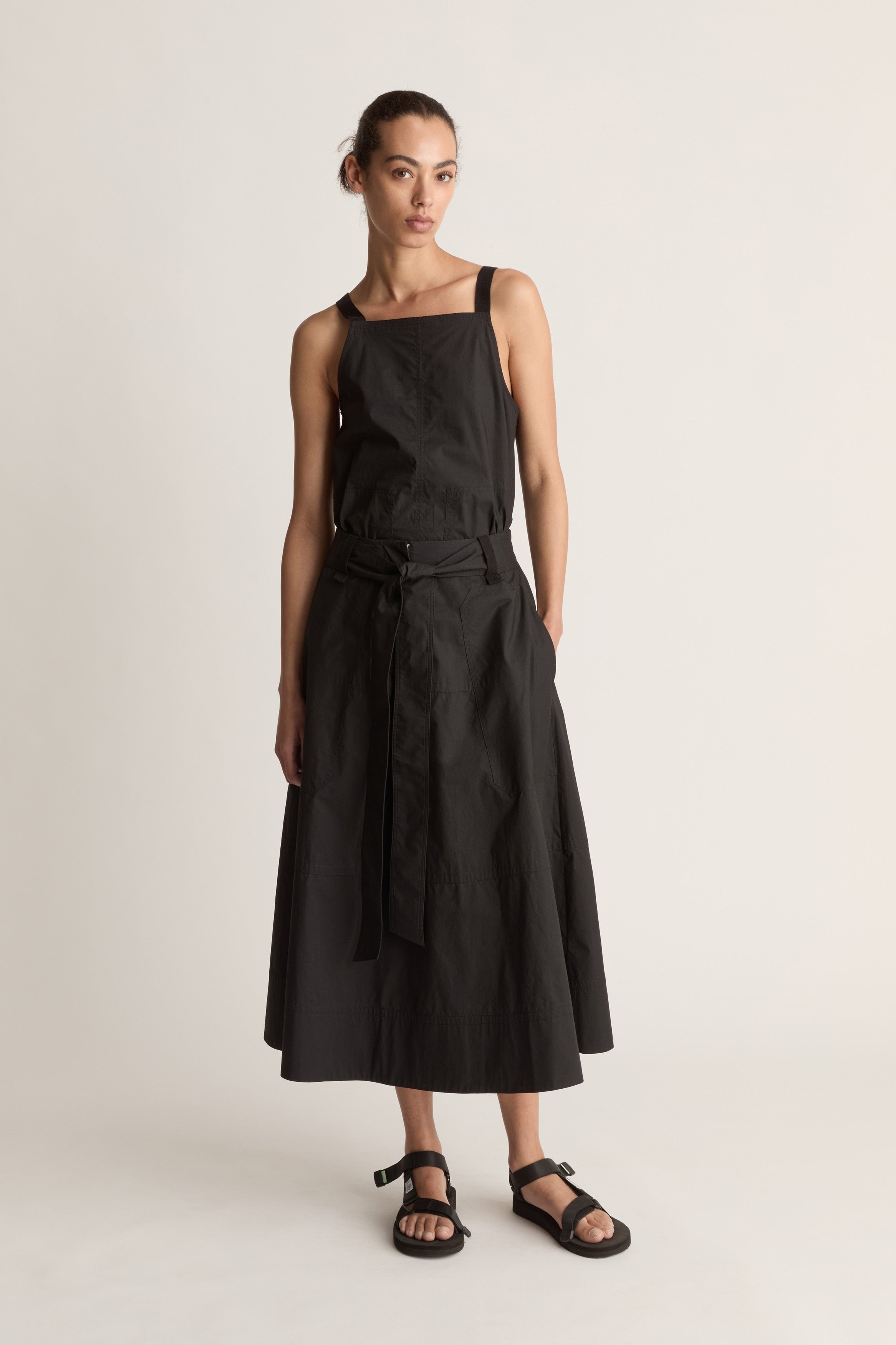 LM Poplin Flare Skirt