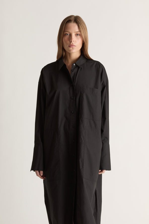 LM Poplin LS Shirt Dress