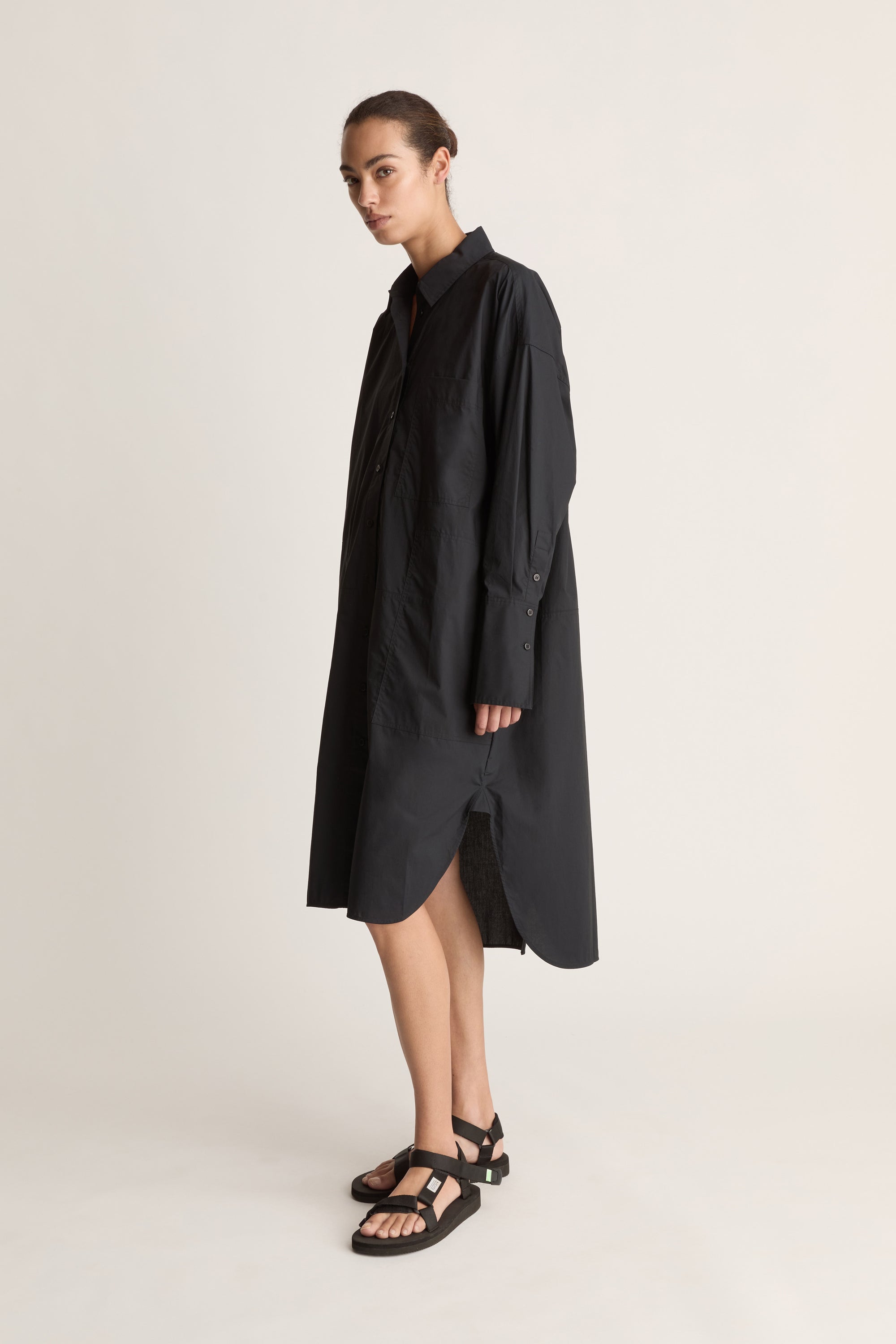 LM Poplin LS Shirt Dress