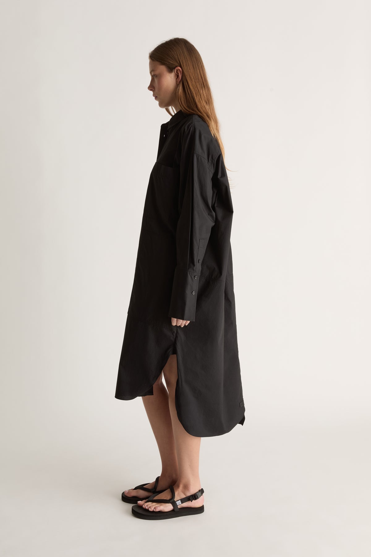 LM Poplin LS Shirt Dress