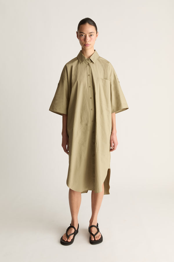 LM Poplin SS Shirt Dress