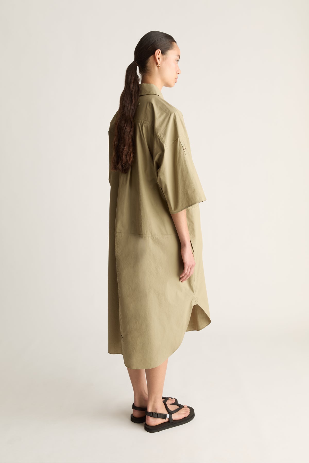LM Poplin SS Shirt Dress