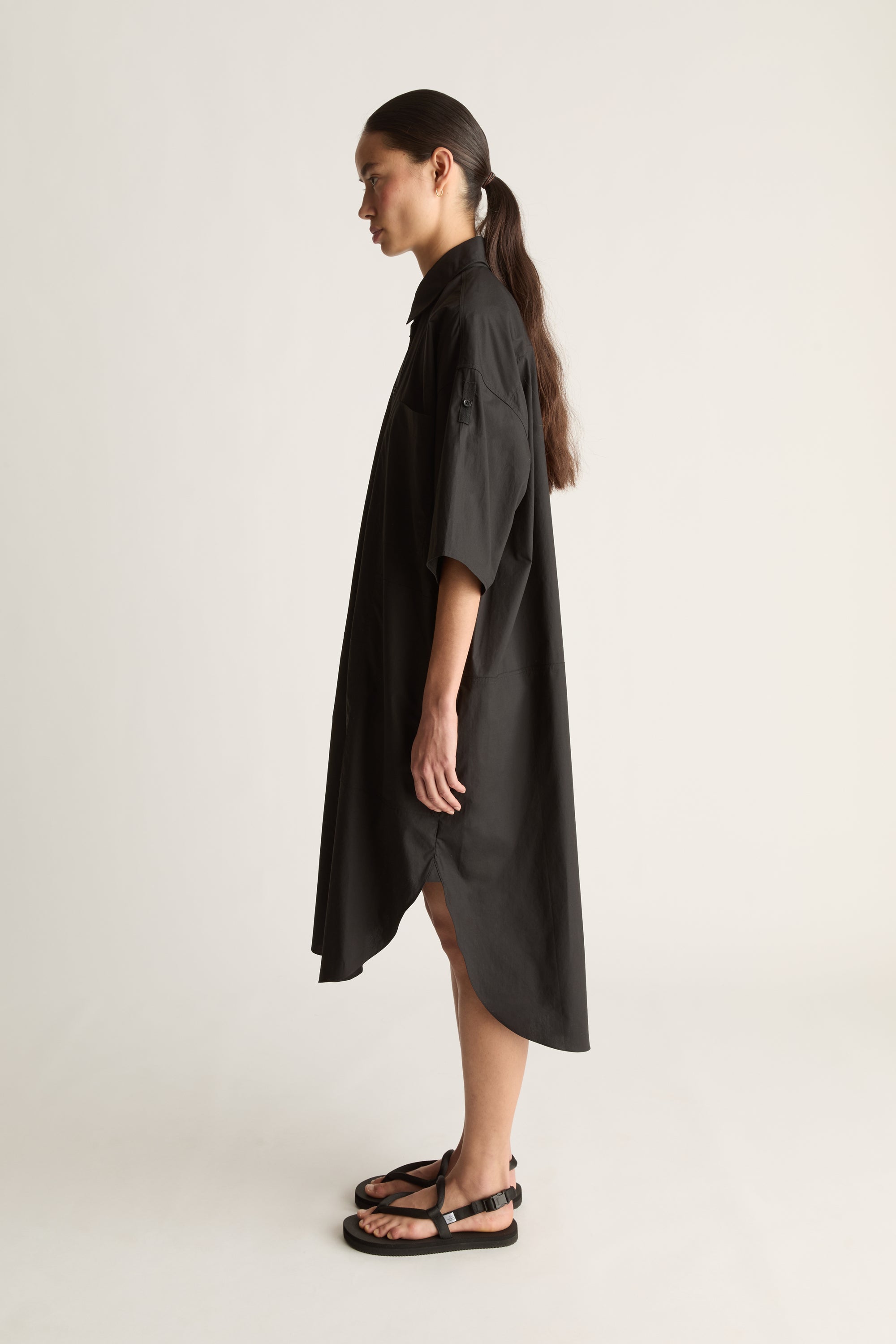 LM Poplin SS Shirt Dress