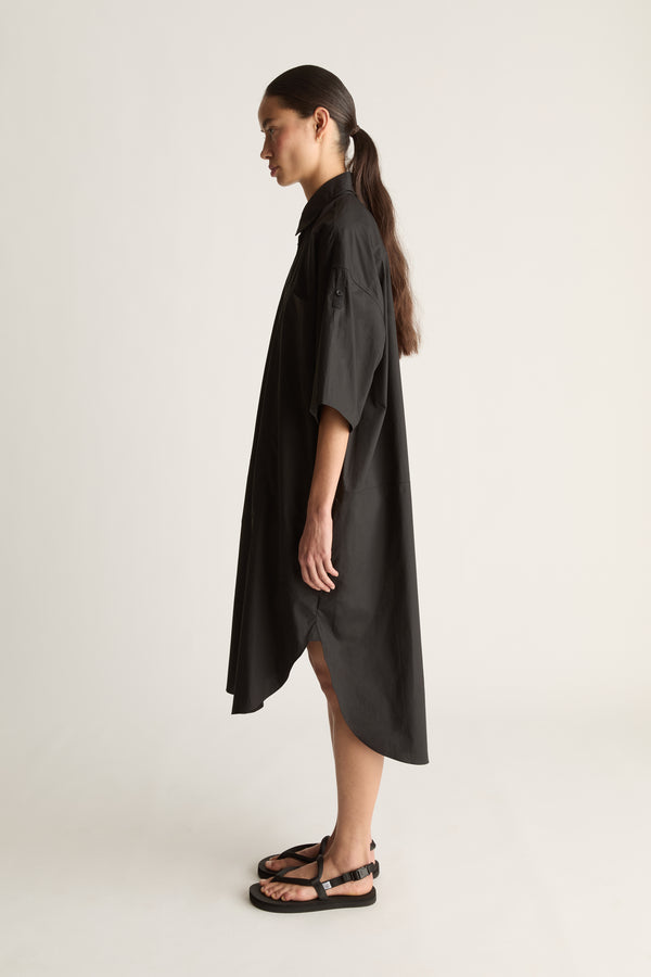 LM Poplin SS Shirt Dress