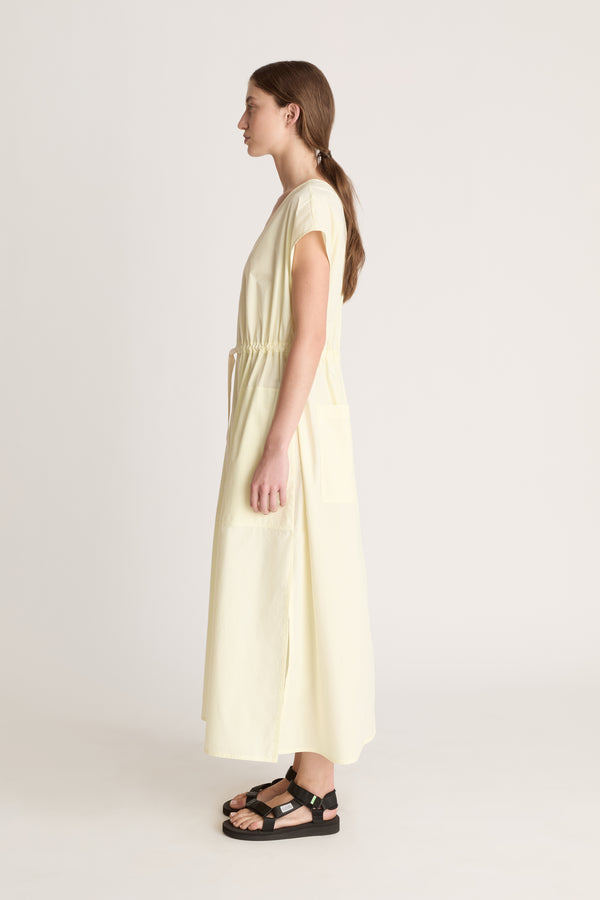 LM Poplin V Neck Dress