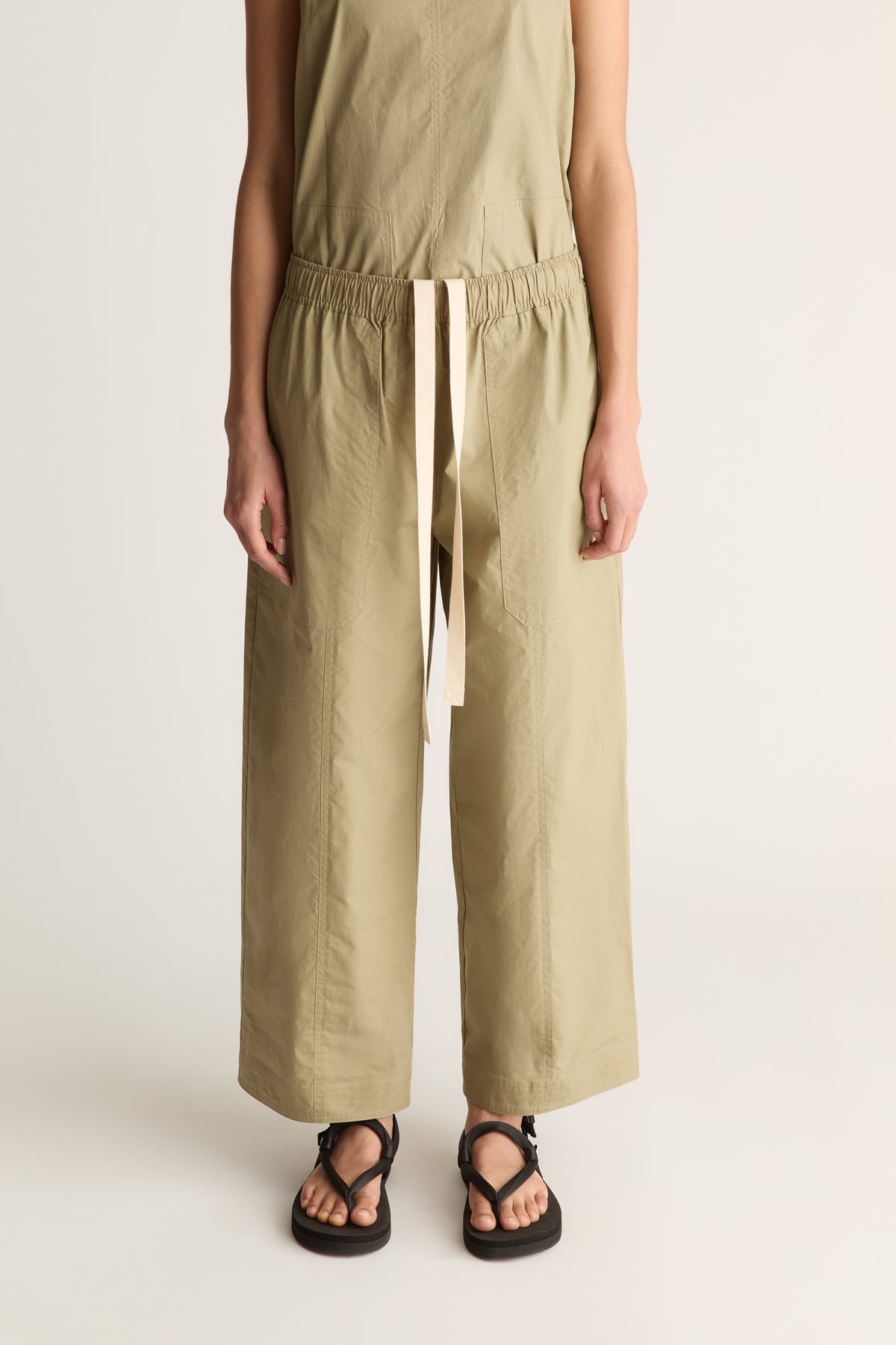 LM Poplin Wide Leg Pant