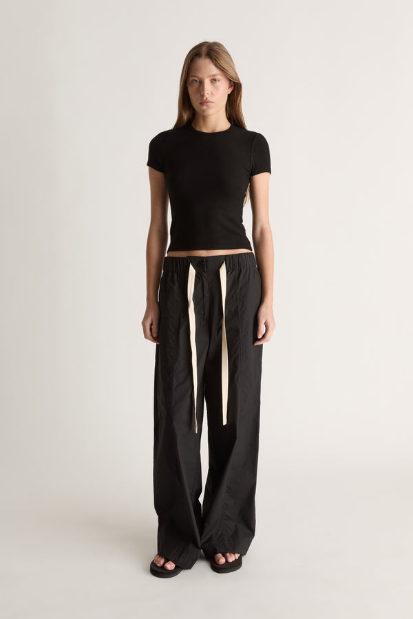 LM Poplin Wide Leg Pant