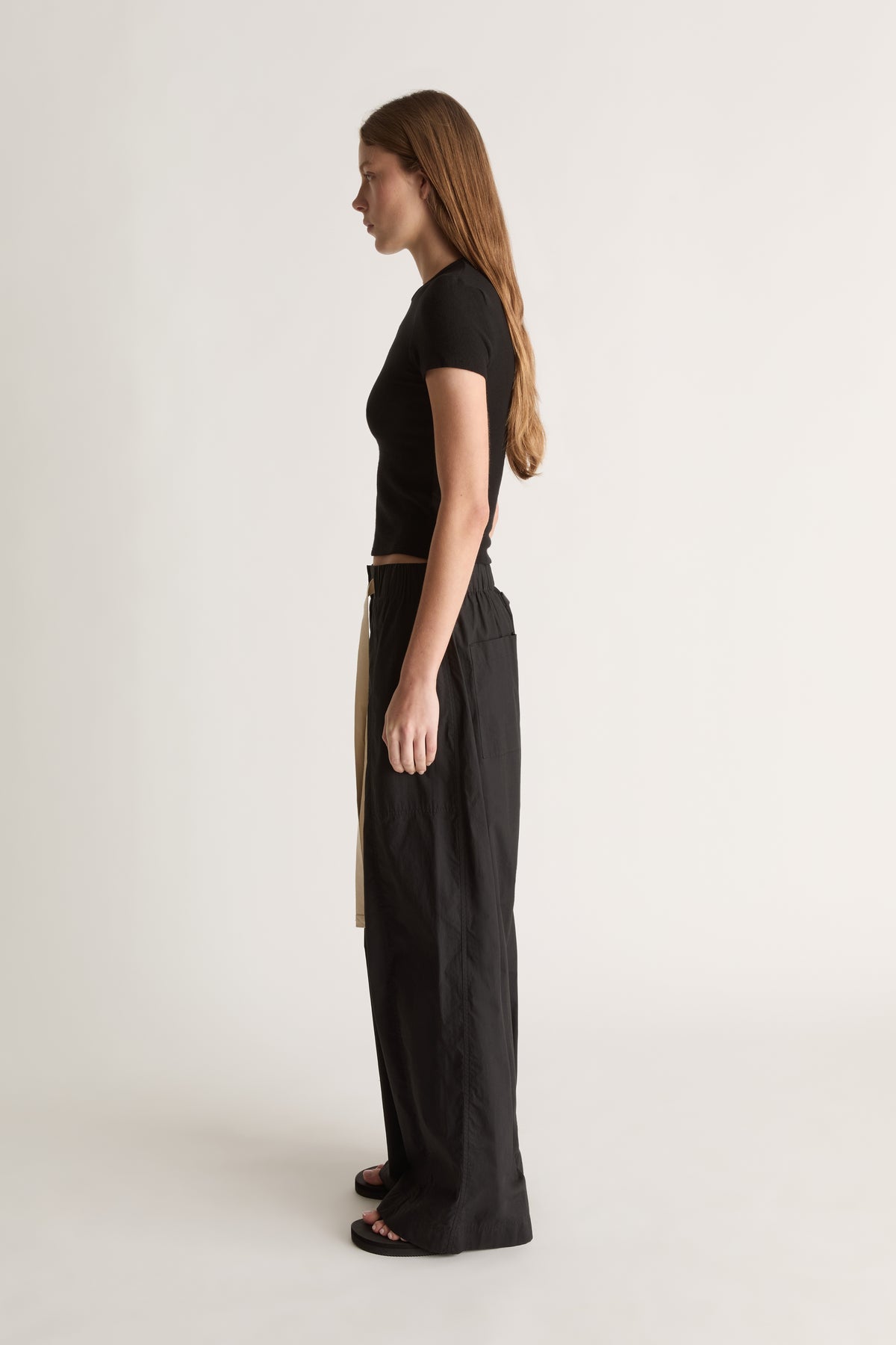 LM Poplin Wide Leg Pant