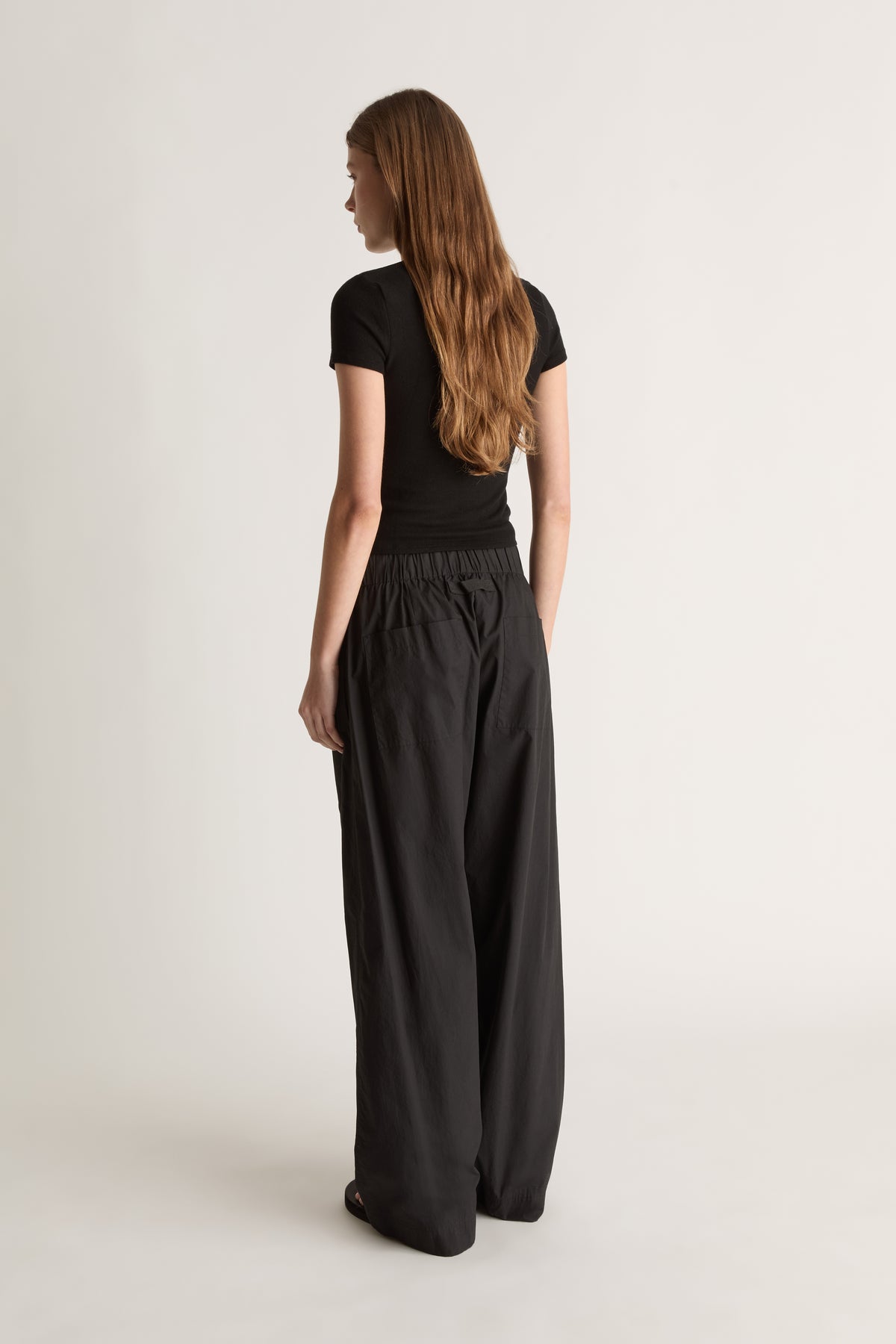 LM Poplin Wide Leg Pant