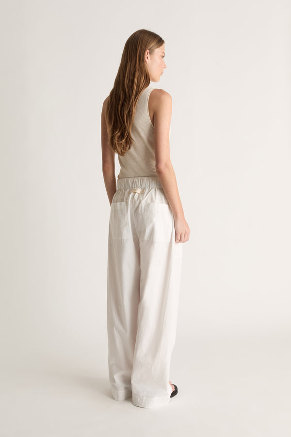 LM Poplin Wide Leg Pant