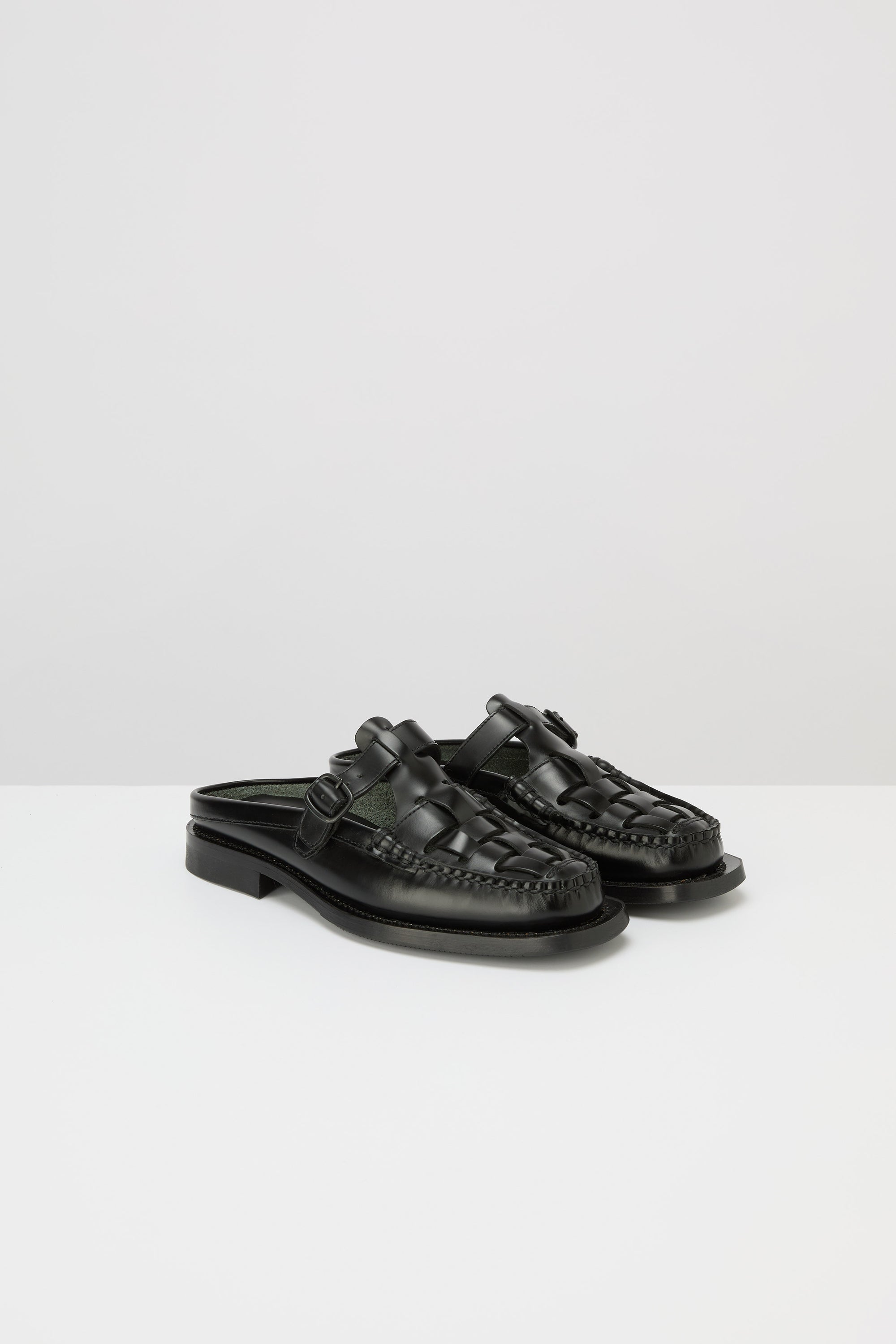 Hereu Bonell Woven T-Bar Mule