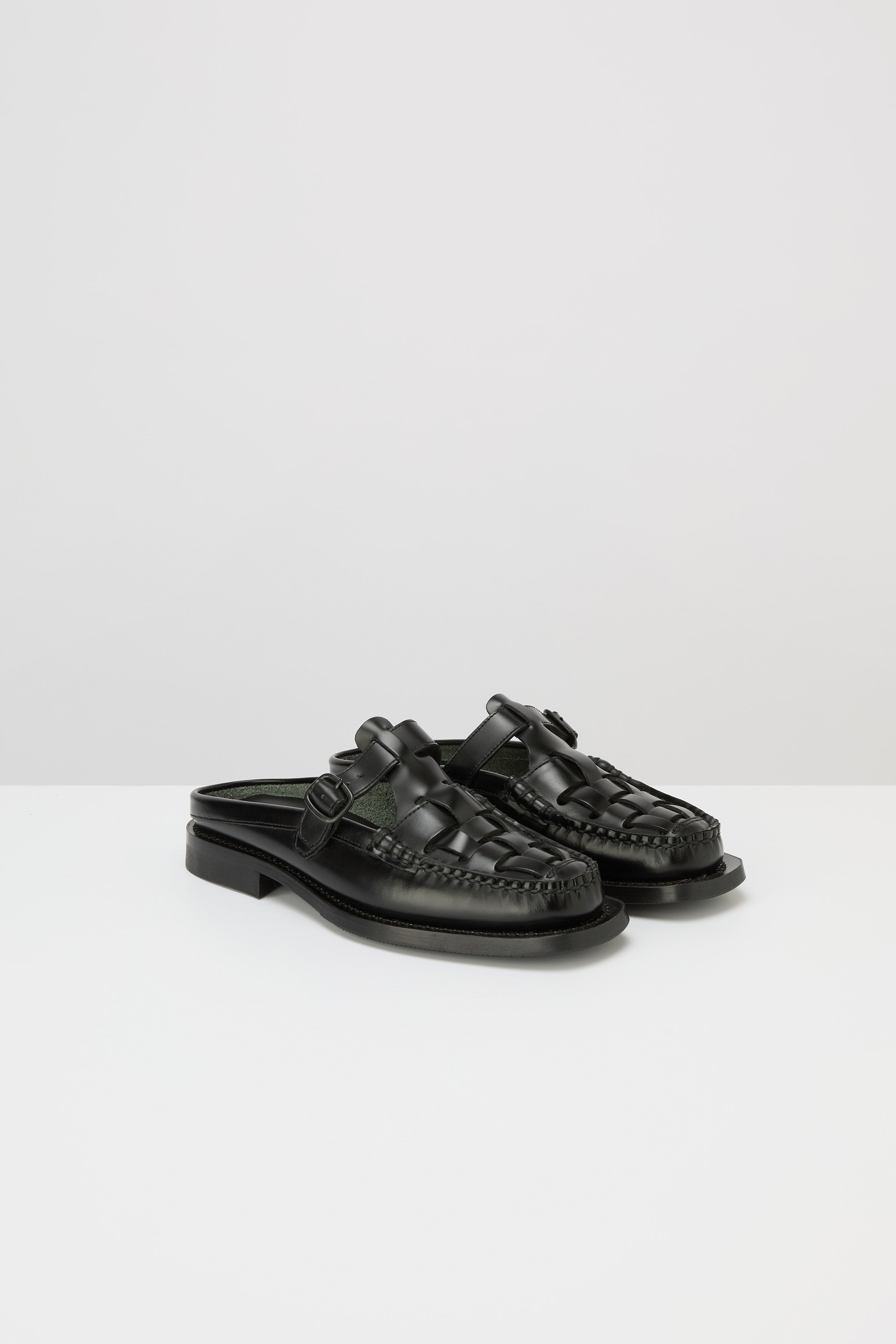 Hereu Bonell Woven T-Bar Mule