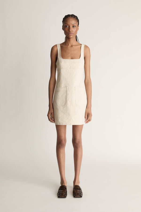 Lenny Canvas Mini Dress