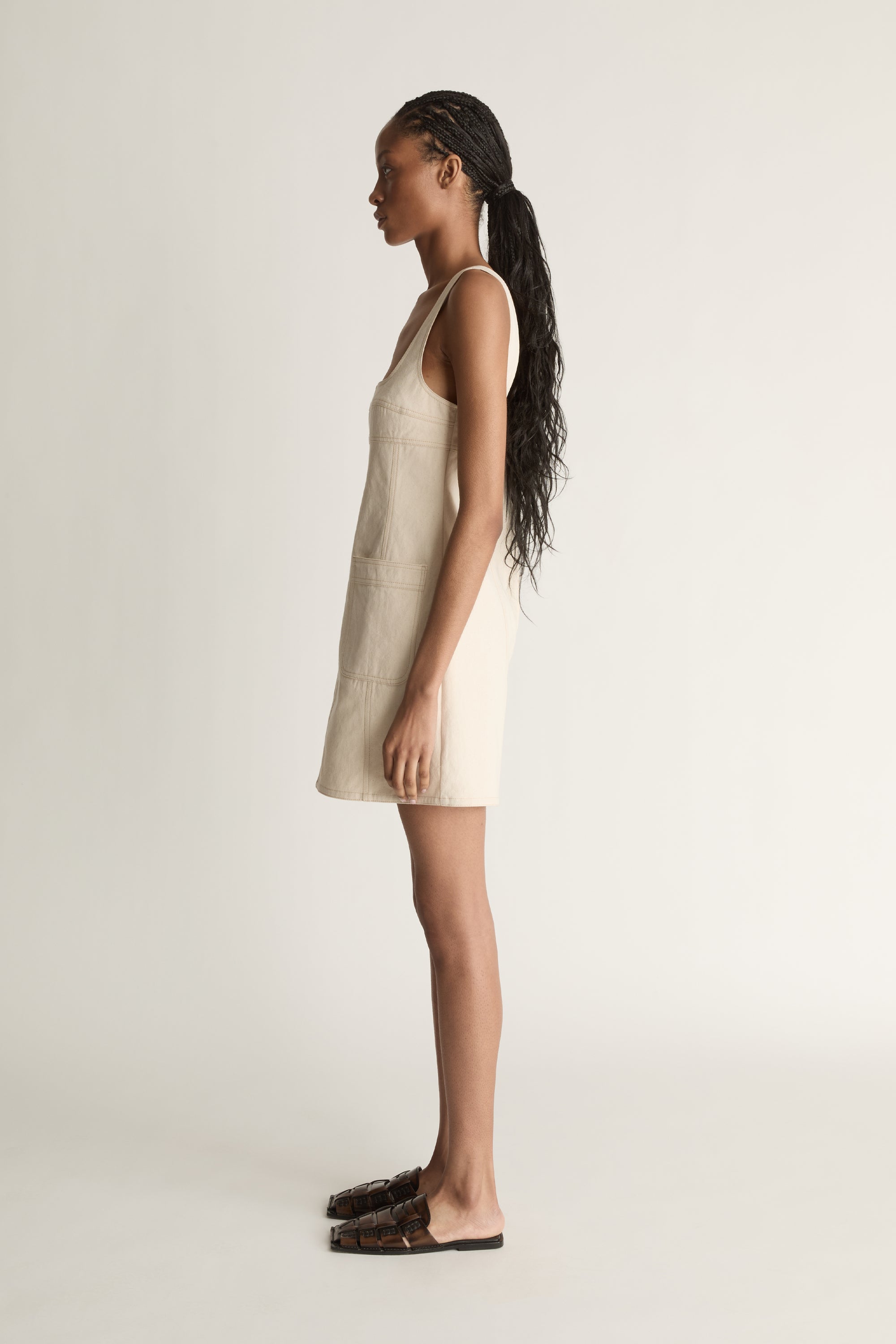 Lenny Canvas Mini Dress
