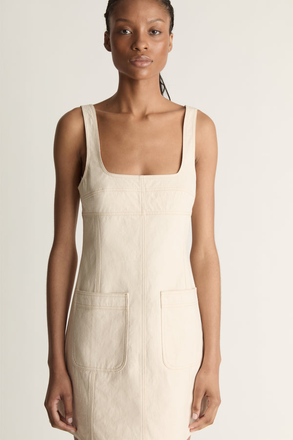 Lenny Canvas Mini Dress