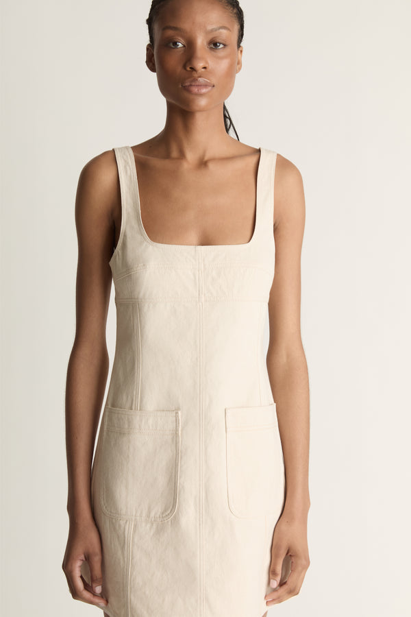 Lenny Canvas Mini Dress
