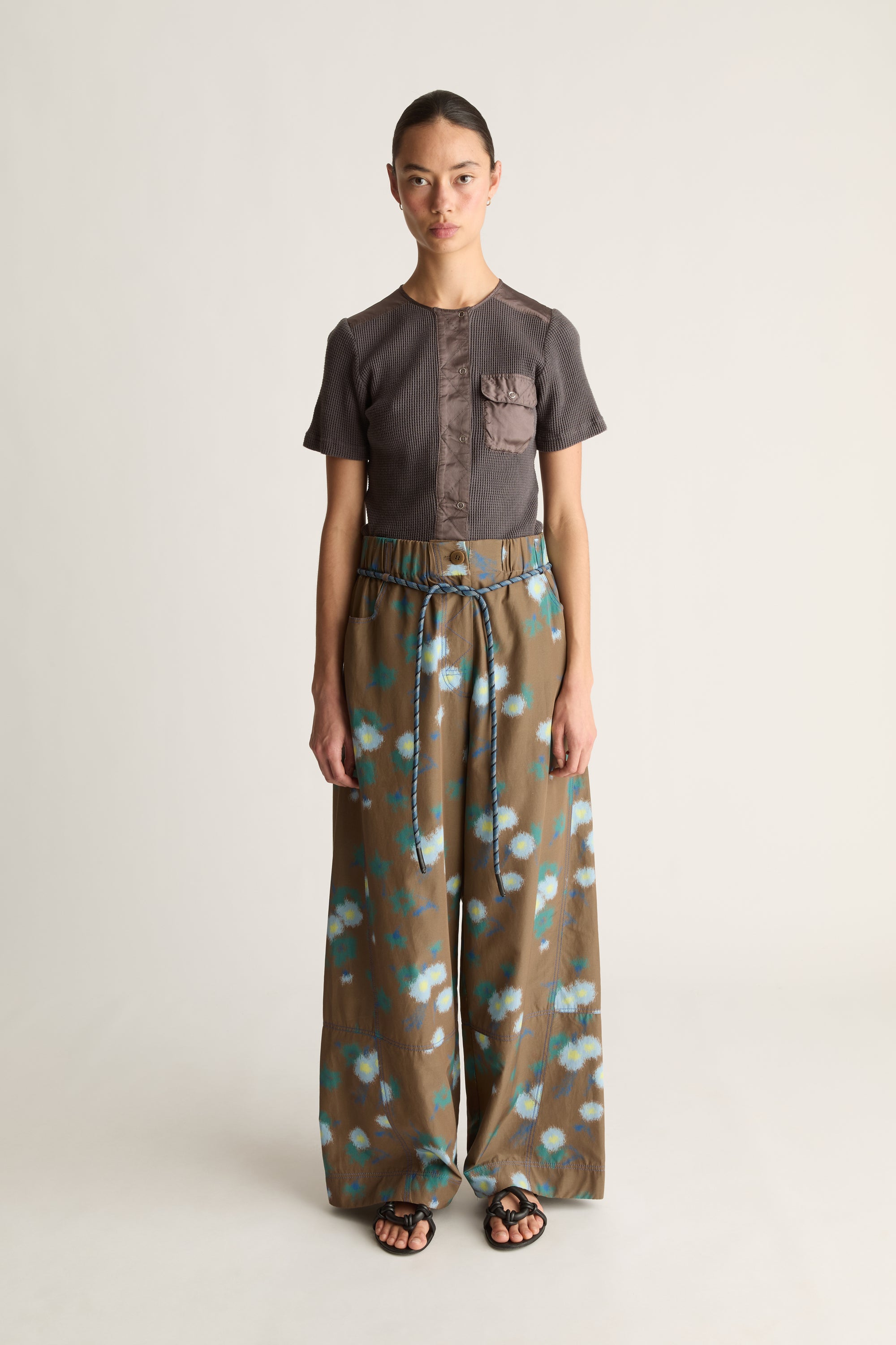 Lettie Silk Wide Leg Pant
