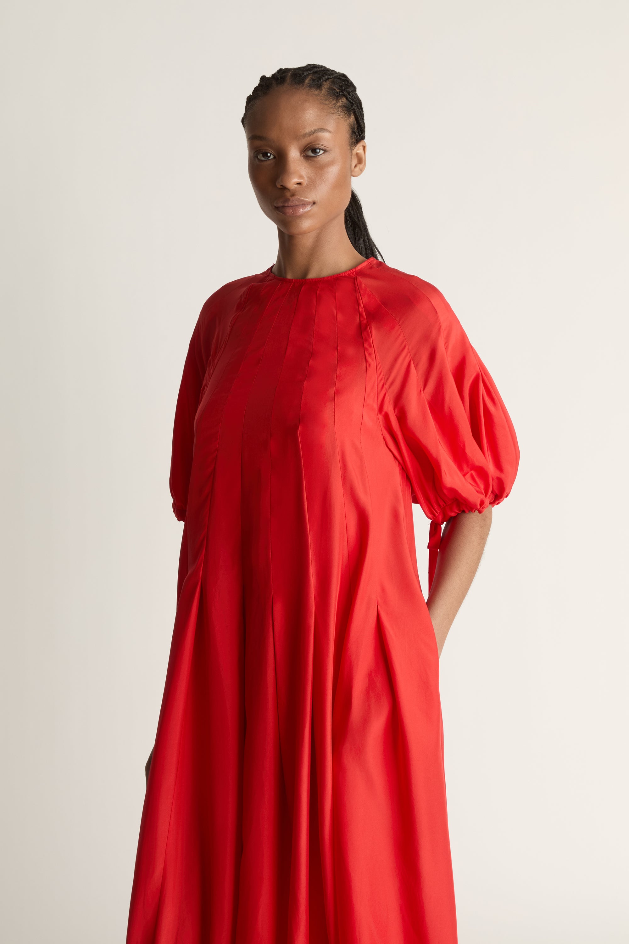 Lily Silk Midi Dress