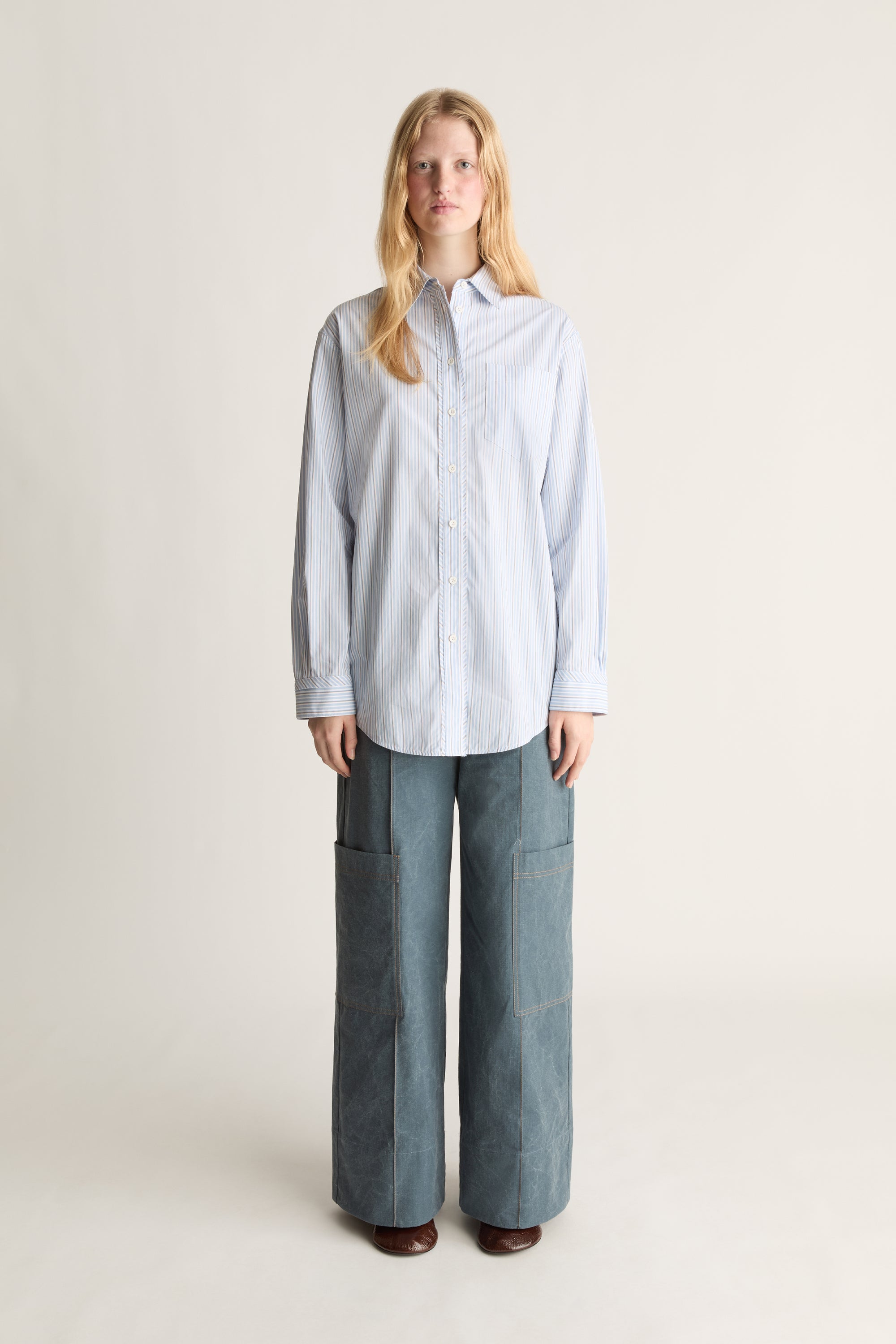 Melrose Stripe Cotton Shirt