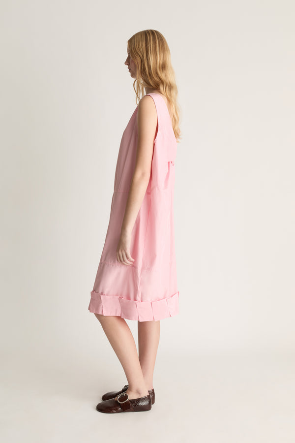 Nina Silk Ruffle Dress