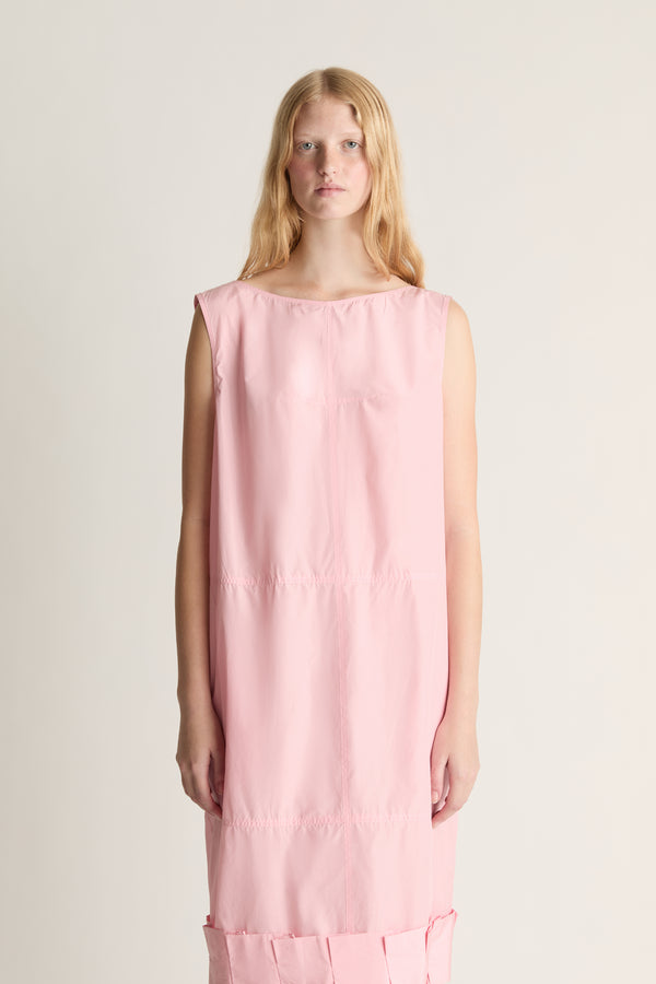 Nina Silk Ruffle Dress
