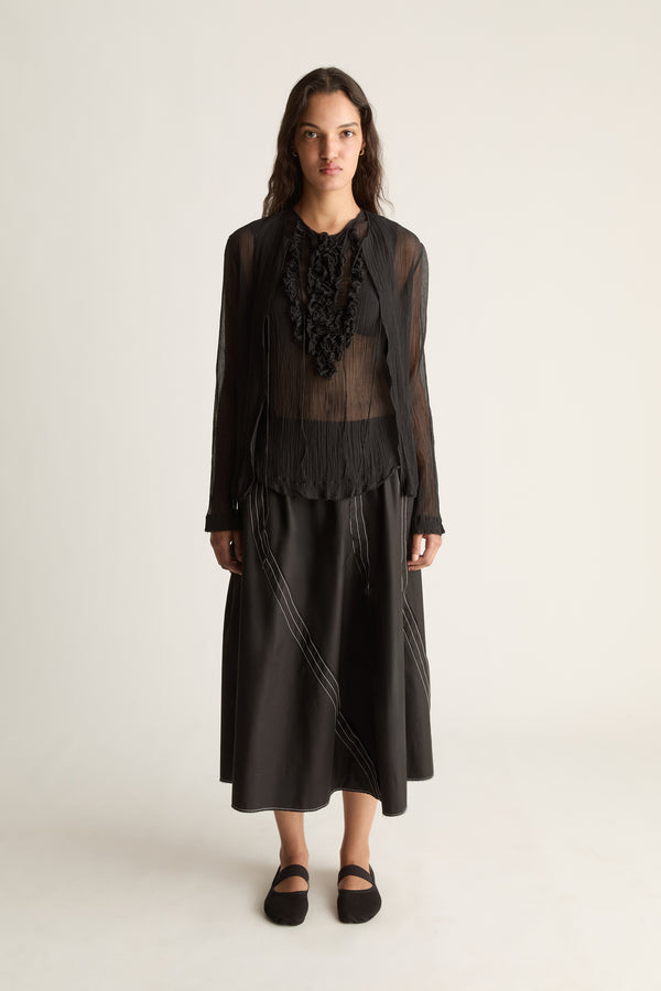 Olympia Silk Cotton Cardigan