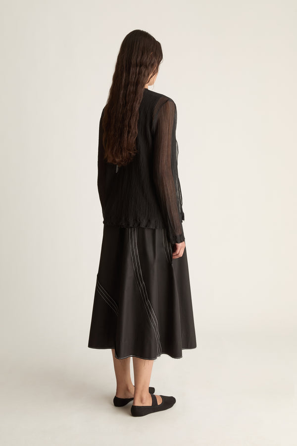 Olympia Silk Cotton Cardigan