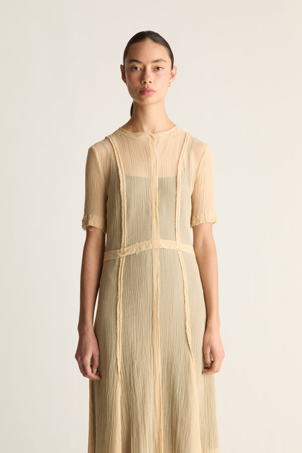 Olympia Silk Cotton SS Dress