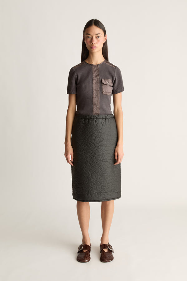 Puff Midi Skirt