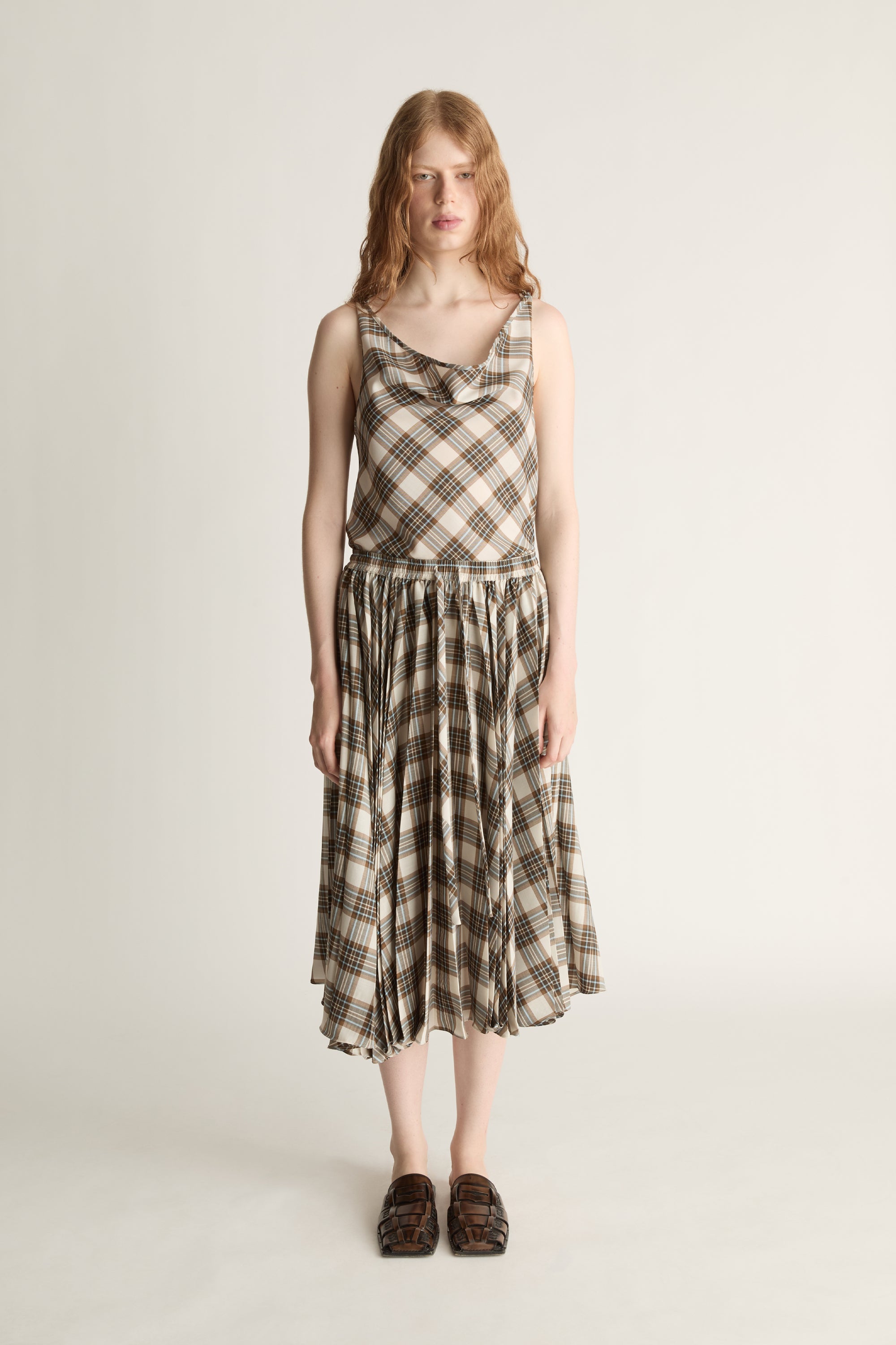 Rowan Pleat Skirt