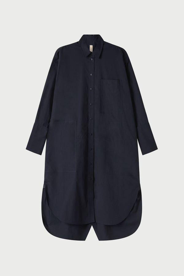 LM Poplin LS Shirt Dress