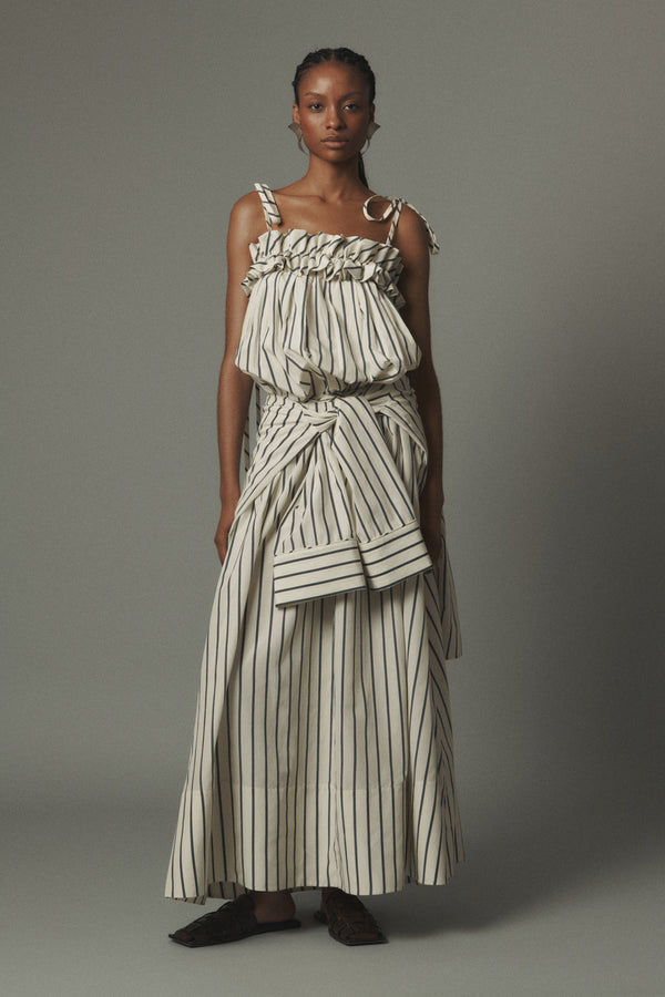 Ava Silk Cotton Dress