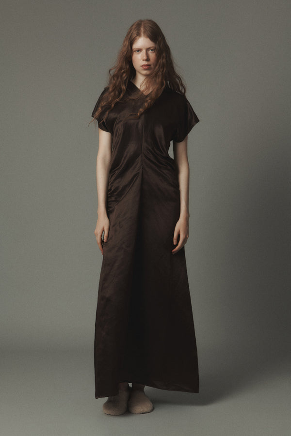 Stella Silk Satin Maxi Dress