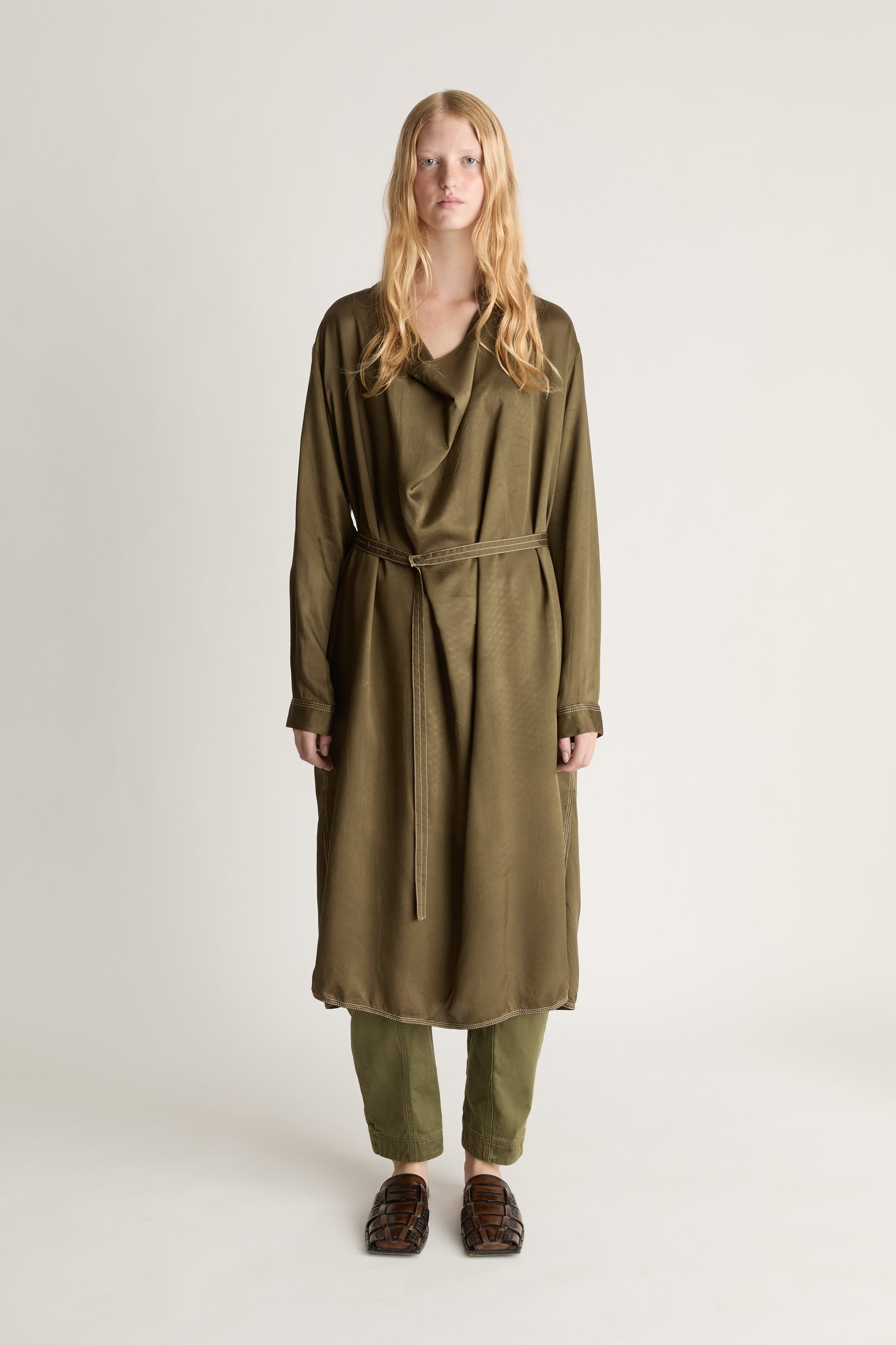 Sloane LS Drape Dress